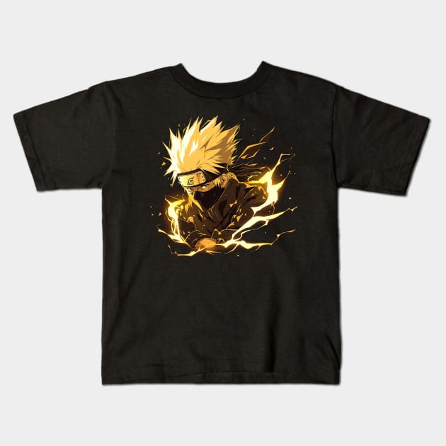 kakashi Kids T-Shirt by fancy ghost